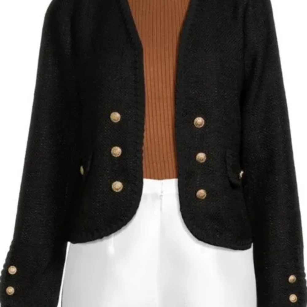 Ellen Tracy Tweed Blazer Jacket